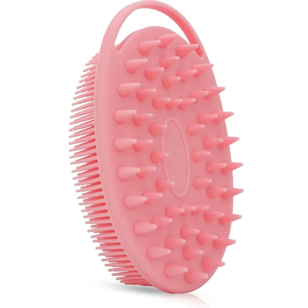 2 in 1 Bath and Shampoo Body Brush, Silicone Exfoliating