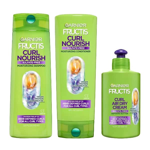 Garnier Fructis Curl Nourish Moisturizing Shampoo & Conditioner