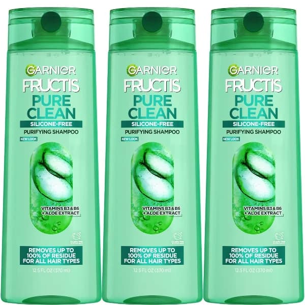 Garnier Fructis Pure Clean Purifying Shampoo, Silicone-Free