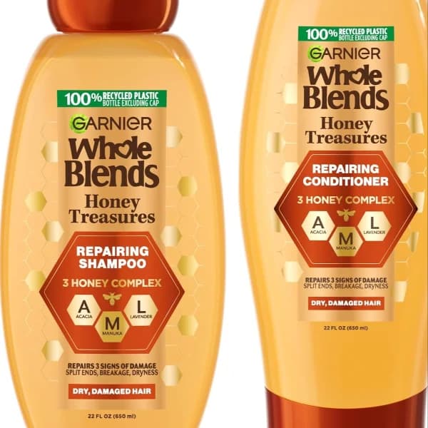 Garnier Whole Blends Honey Treasures Repairing Shampoo