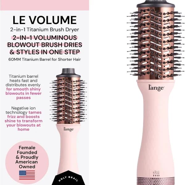 Frizz Control Blowout Hair Dryer Brush for Drying and Styling