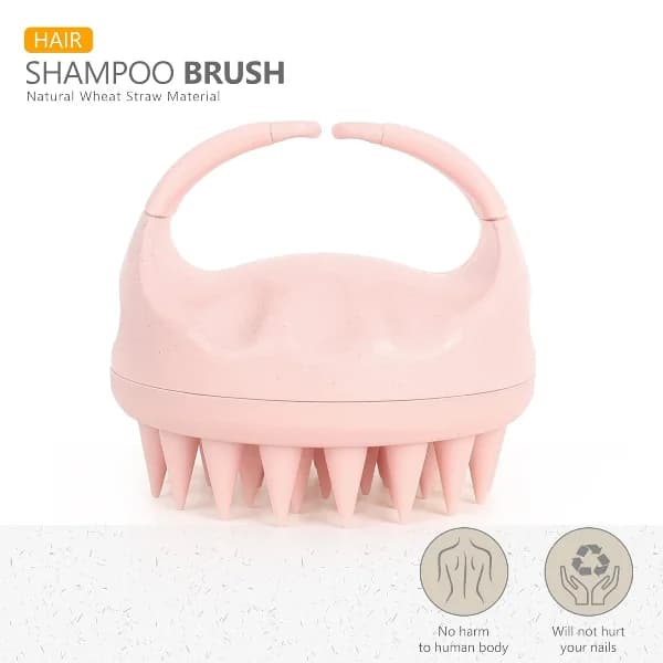 Scalp Scrubber with Soft Silicone Bristles