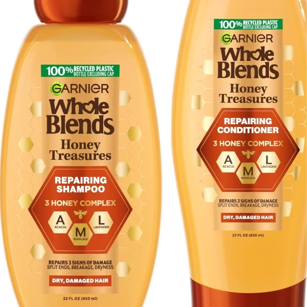 Garnier Whole Blends Honey Treasures Repairing Shampoo
