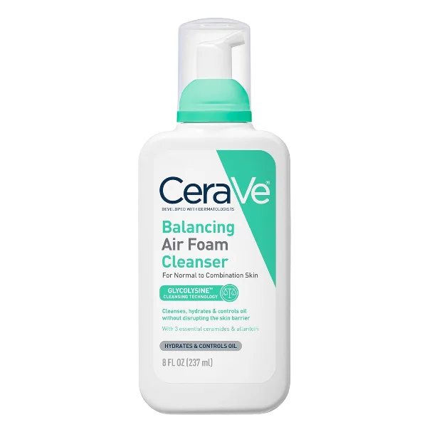 CeraVe Air Foam Face Wash, Hydrating Facial Cleanser