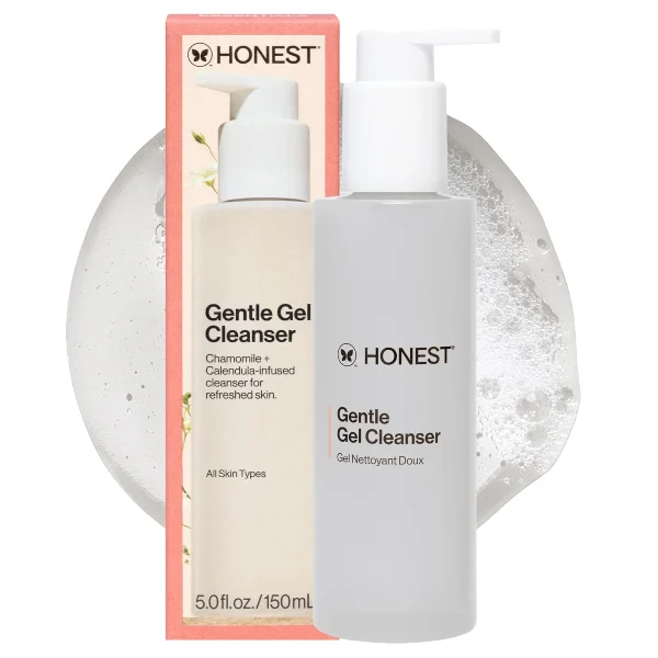 Honest Beauty Gentle Gel Daily Face Cleanser, Sensitive